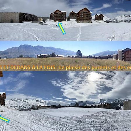 Appartement 8-10 Personnes Superdevoluy Hautes Alpes Rez De Chaussee Vue Panoramique 3 Chambres Saint-Étienne-en-Dévoluy المظهر الخارجي الصورة