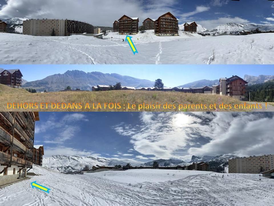 Appartement 8-10 Personnes Superdevoluy Hautes Alpes Rez De Chaussee Vue Panoramique 3 Chambres Saint-Étienne-en-Dévoluy المظهر الخارجي الصورة