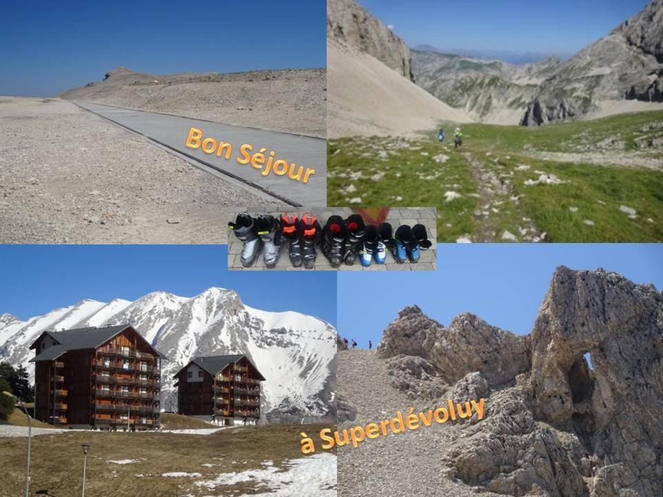 Appartement 8-10 Personnes Superdevoluy Hautes Alpes Rez De Chaussee Vue Panoramique 3 Chambres Saint-Étienne-en-Dévoluy المظهر الخارجي الصورة
