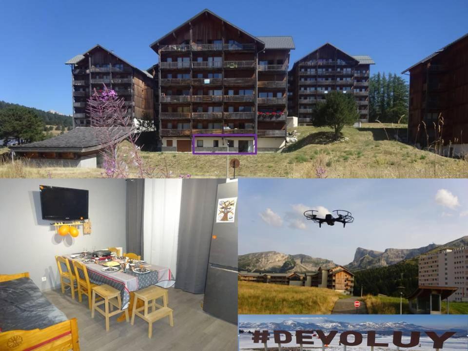 Appartement 8-10 Personnes Superdevoluy Hautes Alpes Rez De Chaussee Vue Panoramique 3 Chambres Saint-Étienne-en-Dévoluy المظهر الخارجي الصورة